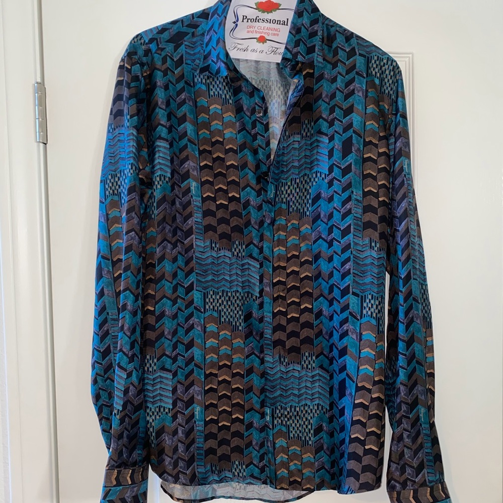 Salvatore Ferragamo silk shirt